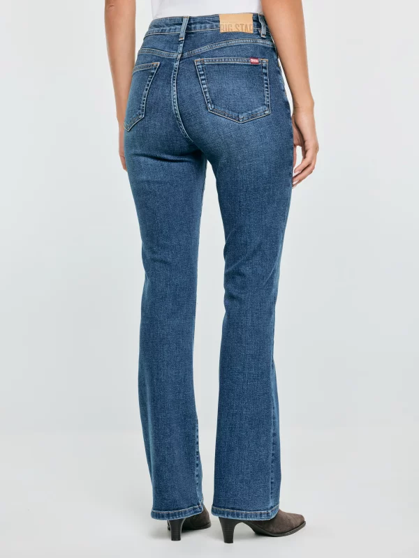 Jeansy damskie bootcut niebieskie Chiara 451