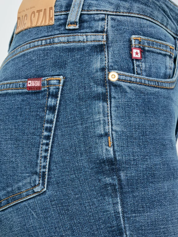 Jeansy damskie bootcut niebieskie Chiara 451