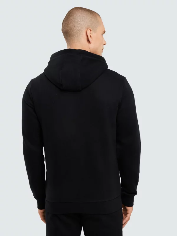 Bluza męska z kapturem czarna Ajron 906/ Kersyn 906