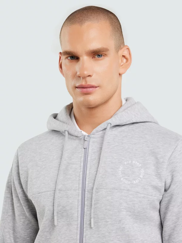 Bluza męska z kapturem szara Ajron 901/ Kersyn 901