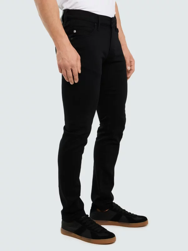 Jeansy męskie skinny czarne Jeffray 915