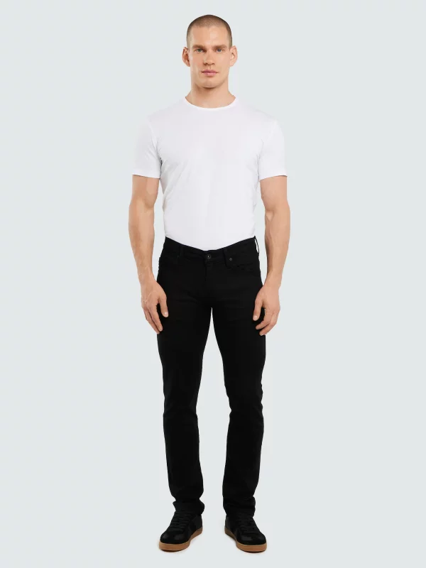 Jeansy męskie skinny czarne Jeffray 915