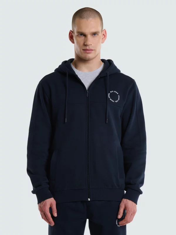 Bluza męska z kapturem granatowa Ajron 403/ Kersyn 403