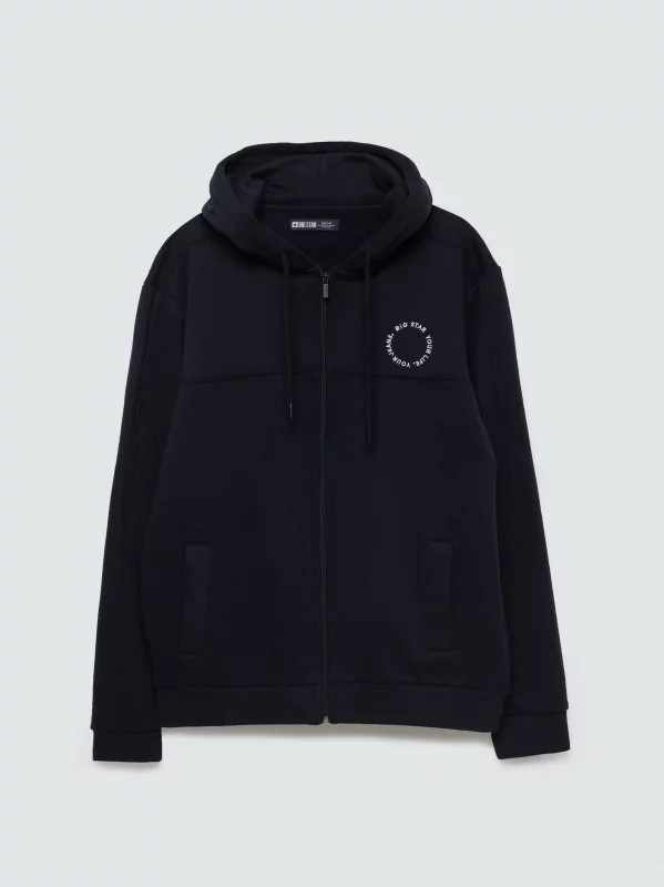 Bluza męska z kapturem granatowa Ajron 403/ Kersyn 403