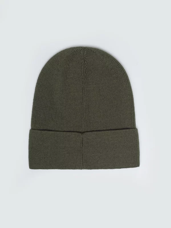 Czapka męska z wełną khaki Fogis 303