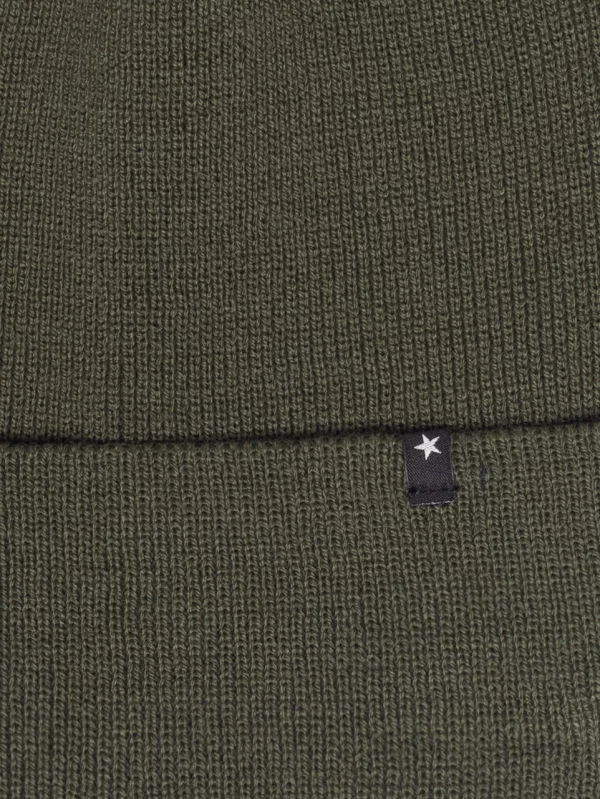 Czapka męska z wełną khaki Fogis 303