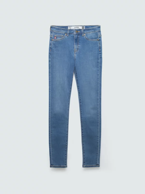 Jeansy damskie skinny niebieskie Adela 367