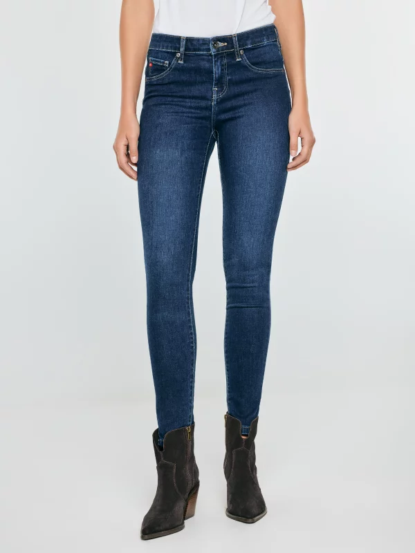 Jeansy damskie push up niebieskie Amela 359