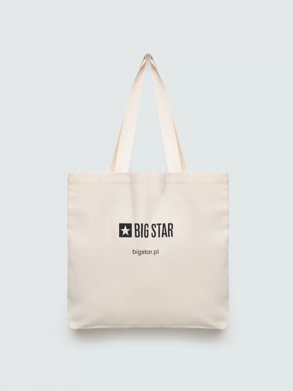 Torba duża z logo BIG STAR kremowa Sanza 102