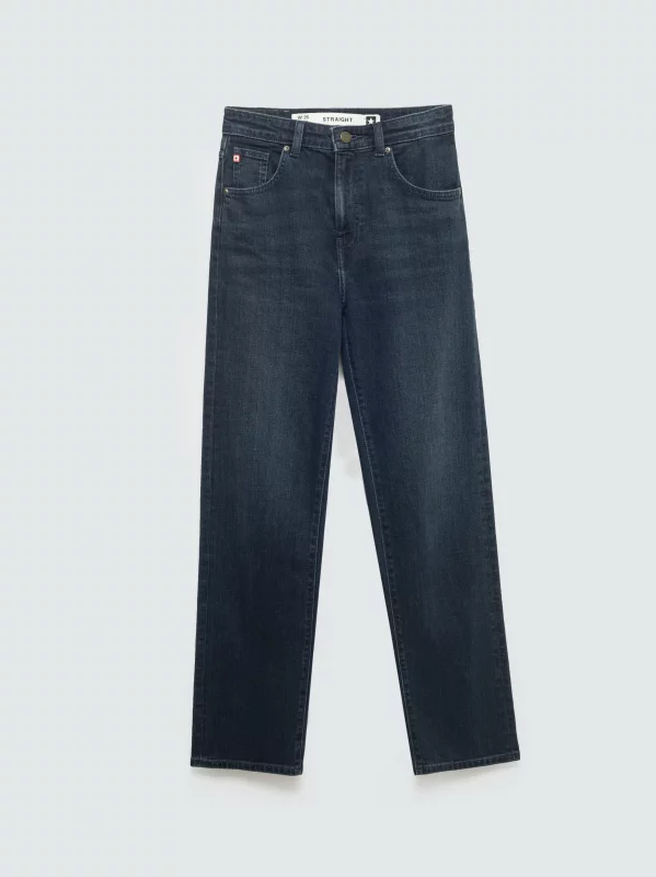 Jeansy damskie granatowe Avril 708
