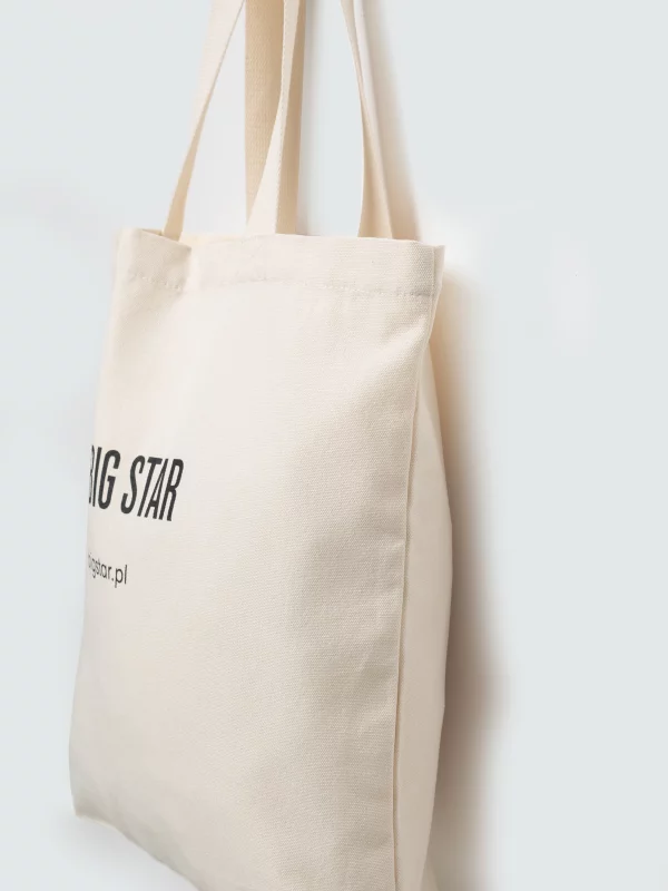 Torba duża z logo BIG STAR kremowa Sanza 102
