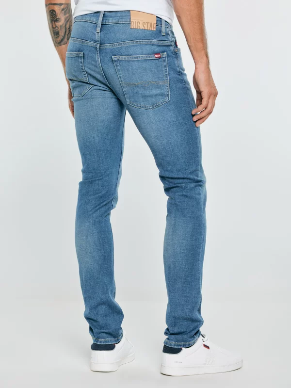 Jeansy męskie skinny niebieskie Jeffray 266